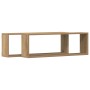 Estanterías de pared 2 piezas Roble Artisan 80x15x26 cm Madera von , Regale und Regale - Ref: Foro24-862641, Preis: 33,42 €, ...