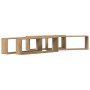 Estante de pared Set de 4 Roble artesanal Madera 80 x 15 x 26 cm von , Regale und Regale - Ref: Foro24-862642, Preis: 56,17 €...