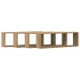 Estante de pared Set de 4 Roble artesanal Madera 80 x 15 x 26 cm von , Regale und Regale - Ref: Foro24-862642, Preis: 56,17 €...
