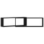 Estanterías de pared - Juego de 2, Roble negro, 80x15x26 cm, Hecho de madera elaborada by , Shelves and shelves - Ref: Foro24...