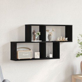 Comprar Armario de pared de roble negro 76x15x53