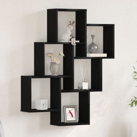 Armario de pared Negro Roble 78x15x92 cm Madera Derivada von , Regale und Regale - Ref: Foro24-862649, Preis: 47,34 €, Rabatt...