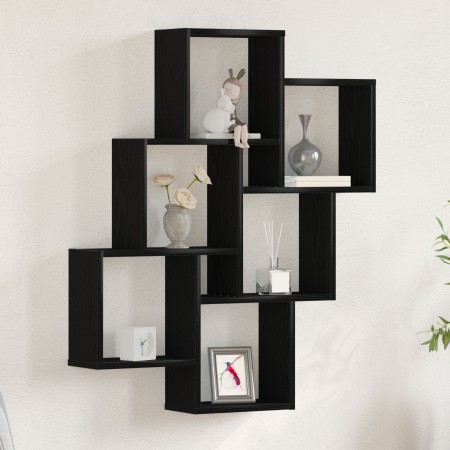 Armario de pared Negro Roble 78x15x92 cm Madera Derivada von , Regale und Regale - Ref: Foro24-862649, Preis: 47,34 €, Rabatt...