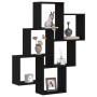 Armario de pared Negro Roble 78x15x92 cm Madera Derivada von , Regale und Regale - Ref: Foro24-862649, Preis: 47,34 €, Rabatt...