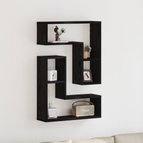 Estanterías 2 pcs de roble negro 50x15x85 cm de madera compuesta von , Regale und Regale - Ref: Foro24-862651, Preis: 39,35 €...