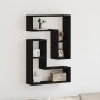 Estanterías 2 pcs de roble negro 50x15x85 cm de madera compuesta von , Regale und Regale - Ref: Foro24-862651, Preis: 39,35 €...