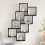 Armario de pared negro roble 90x15x119,5 cm de madera de , Estantes y estanterías - Ref: Foro24-862650, Precio: 56,77 €, Desc...