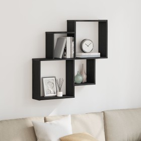 Armario de pared Negro Roble 80x15x78,5 cm Madera de ingeniería von , Regale und Regale - Ref: Foro24-862654, Preis: 39,65 €,...