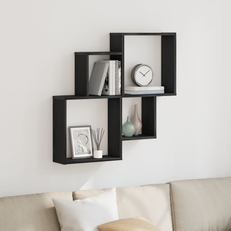 Armario de pared Negro Roble 80x15x78,5 cm Madera de ingeniería von , Regale und Regale - Ref: Foro24-862654, Preis: 37,47 €,...