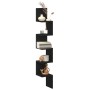 Estante de esquina Negro Roble 20x20x127,5 cm Madera Elaborada von , Regale und Regale - Ref: Foro24-862656, Preis: 33,98 €, ...
