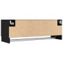 Armario Negro Roble 100x32,5x35 cm Madera von , Kleiderschränke - Ref: Foro24-862657, Preis: 61,94 €, Rabatt: %