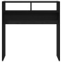 Mesa Consola Roble Negro - 78x30x80 cm - Hecha de Madera Elaborada de , Mesas auxiliares - Ref: Foro24-862659, Precio: 51,97 ...