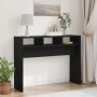 Mesa Consola Negra de Roble 105x30x80 cm de Madera Ingenierizada de , Mesas auxiliares - Ref: Foro24-862660, Precio: 60,77 €,...