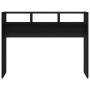 Mesa Consola Negra de Roble 105x30x80 cm de Madera Ingenierizada de , Mesas auxiliares - Ref: Foro24-862660, Precio: 60,77 €,...