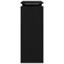 Mesa Consola Negra Roble 80x30x80 cm Madera Ingenierizada de , Mesas auxiliares - Ref: Foro24-862661, Precio: 54,46 €, Descue...