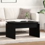 Mesa de café Negra de Roble 68x38x50 cm de Madera Compuesta by , Coffee table - Ref: Foro24-862663, Price: 44,59 €, Discount: %
