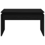 Mesa de café Negra de Roble 68x38x50 cm de Madera Compuesta de , Mesas de centro - Ref: Foro24-862663, Precio: 47,96 €