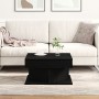 Mesa de café Negra de roble 57x57x30 cm de madera ingenida by , Coffee table - Ref: Foro24-862665, Price: 59,99 €, Discount: %