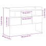Aparador Negro de Roble 105x30x70 cm en Madera de , Aparadores - Ref: Foro24-862666, Precio: 99,74 €, Descuento: %