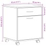 Gabinete Rodante en Roble Negro 45x38x54 cm de Madera von , Schließfächer und Lagerschränke - Ref: Foro24-862670, Preis: 62,0...
