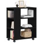 Gabinete Rodante de Roble Negro 60x35x75 cm de von , Schließfächer und Lagerschränke - Ref: Foro24-862671, Preis: 68,57 €, Ra...