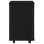 Gabinete en Rueda de Roble Negro 46x36x59 cm Madera Trabajada | Foro24.es | Tu tienda online para hogar, jardín y más Foro24.es