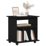 Gabinete móvil Negro Roble 60x45x55 cm Madera by , Lockers and storage cabinets - Ref: Foro24-862674, Price: 61,19 €, Discoun...