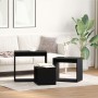 Mesas Nido 3 pcs de Madera Ingenierizada de Roble Negro de , Mesas auxiliares - Ref: Foro24-862675, Precio: 74,85 €, Descuent...