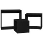 Mesas Nido 3 pcs de Madera Ingenierizada de Roble Negro de , Mesas auxiliares - Ref: Foro24-862675, Precio: 74,85 €, Descuent...