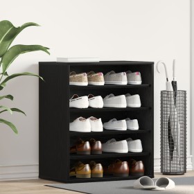 Armario para zapatos Negro Roble 60x35x70 cm Madera von , Schuhregale und Schuhorganisatoren - Ref: Foro24-862683, Preis: 72,...