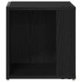 Mesa Lateral  Negro Roble 33x33x34,5 cm Madera Ingenierizada | Foro24.es | Tu tienda online para hogar, jardín y más Foro24.es