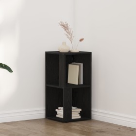 Gabinete Esquinero Negro Roble 33x33x67 cm Madera Elaborada von , Schließfächer und Lagerschränke - Ref: Foro24-862690, Preis...
