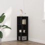 Gabinete Esquinero Negro Roble 33x33x100 cm Madera Elaborada von , Schließfächer und Lagerschränke - Ref: Foro24-862691, Prei...