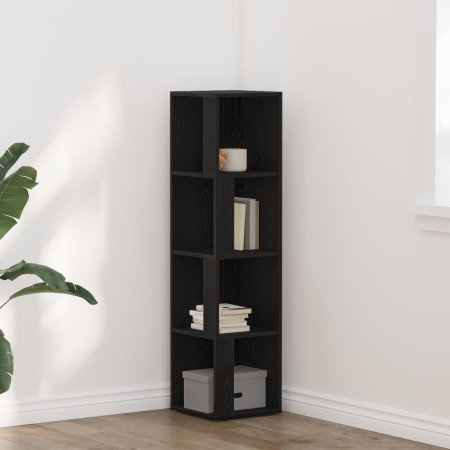 Estantería Negra de Roble 33x33x132 cm de madera von , Schließfächer und Lagerschränke - Ref: Foro24-862692, Preis: 66,88 €, ...