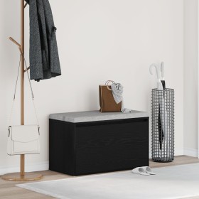 Banco de Hall Negro Roble 80x40x45 cm Madera Elaborada von , Bänke für Hallen und Lager - Ref: Foro24-862701, Preis: 87,62 €,...