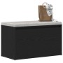 Banco de Hall Negro Roble 80x40x45 cm Madera Elaborada von , Bänke für Hallen und Lager - Ref: Foro24-862701, Preis: 88,16 €,...