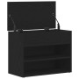 Banco de entrada Negro Roble 60x30x45 cm Madera de , Zapateros y organizadores de calzado - Ref: Foro24-862702, Precio: 60,19...