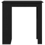 Mesa de Bar con Estante - Roble Negro, 102x50x103.5 cm, Hecha de Madera Ingenierizada von , Küchen- und Esstische - Ref: Foro...
