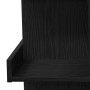 Mesa de Bar de Roble Negro con Estante de Almacenamiento, 100x50x101.5 cm von , Küchen- und Esstische - Ref: Foro24-862705, P...