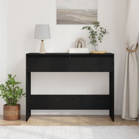 Mesa Consola de Roble Negro - 100x35x76.5 cm - Madera Engineered von , Seitentische - Ref: Foro24-862708, Preis: 77,20 €, Rab...