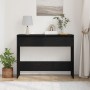 Mesa Consola de Roble Negro - 100x35x76.5 cm - Madera Engineered de , Mesas auxiliares - Ref: Foro24-862708, Precio: 80,26 €,...