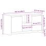 Mueble para TV Negro Roble 102x37,5x52,5 cm Madera Elaborada von , TV-Möbel - Ref: Foro24-862707, Preis: 82,92 €, Rabatt: %