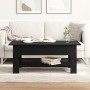 Mesa de café negra de roble, 102x55x42 cm, de madera de ingeniería von , Couchtisch - Ref: Foro24-862711, Preis: 70,82 €, Rab...