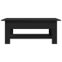 Mesa de café negra de roble, 102x55x42 cm, de madera de ingeniería von , Couchtisch - Ref: Foro24-862711, Preis: 70,82 €, Rab...