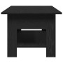 Mesa de café negra de roble, 102x55x42 cm, de madera de ingeniería von , Couchtisch - Ref: Foro24-862711, Preis: 70,82 €, Rab...