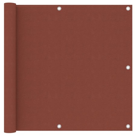 Toldo para balcón de tela oxford terracota 90x300 cm