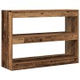Estantería/Divisor de habitación en madera antigua, 100x30x72 cm, hecho de madera contrachapada by , Bookcases and shelves - ...