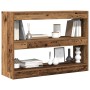 Estantería/Divisor de habitación en madera antigua, 100x30x72 cm, hecho de madera contrachapada by , Bookcases and shelves - ...