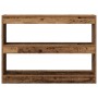 Estantería/Divisor de habitación en madera antigua, 100x30x72 cm, hecho de madera contrachapada by , Bookcases and shelves - ...
