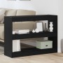 Librero/Divisor de espacio Negro Roble 100x30x72 cm Madera elaborada by , Bookcases and shelves - Ref: Foro24-862723, Price: ...